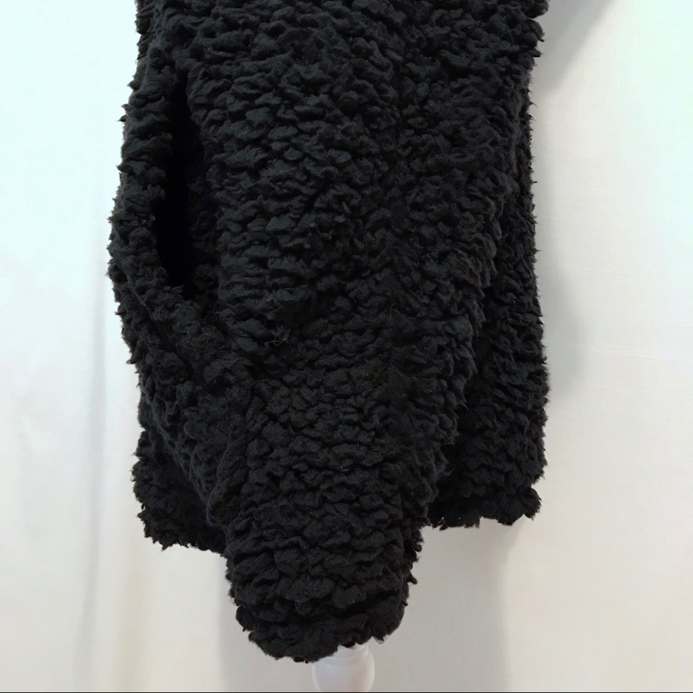 BP NWOT Open Front Sherpa Hooded Cardigan Women S/M - Picture 7 of 12